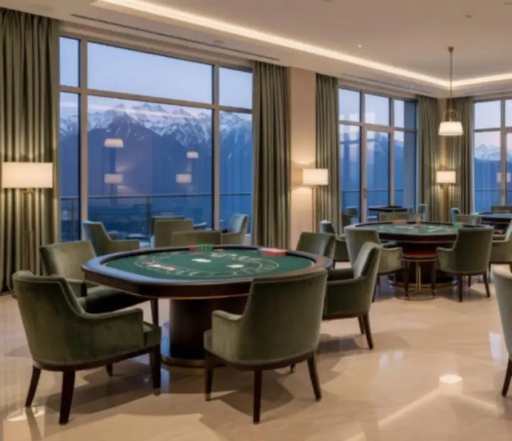 Elegante Eventlocation mit Casino-Themenbereich für Firmenveranstaltungen
